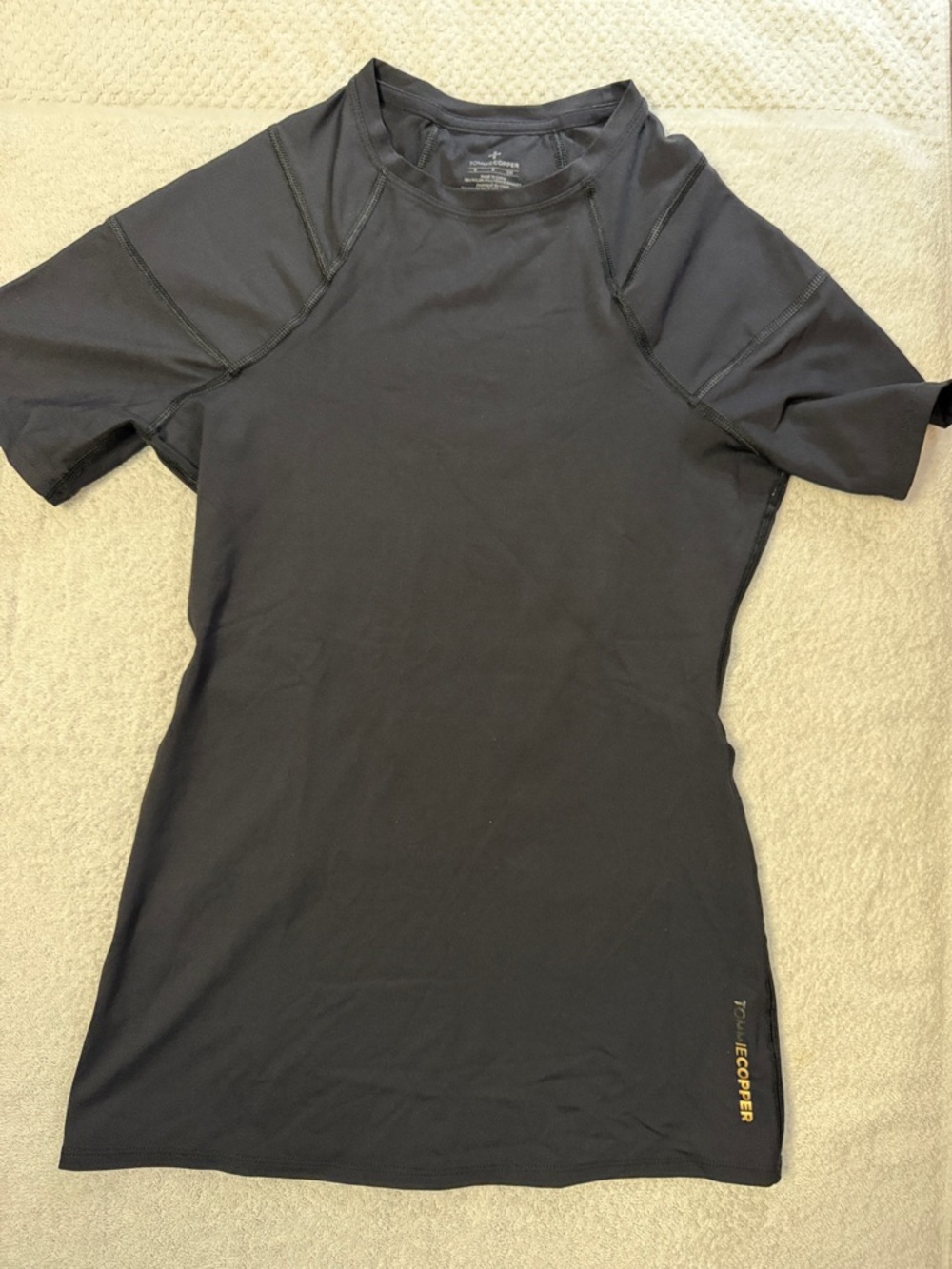 Tommie Copper ProGrade Shoulder Support Compression Infused Fitness Recovery Tee